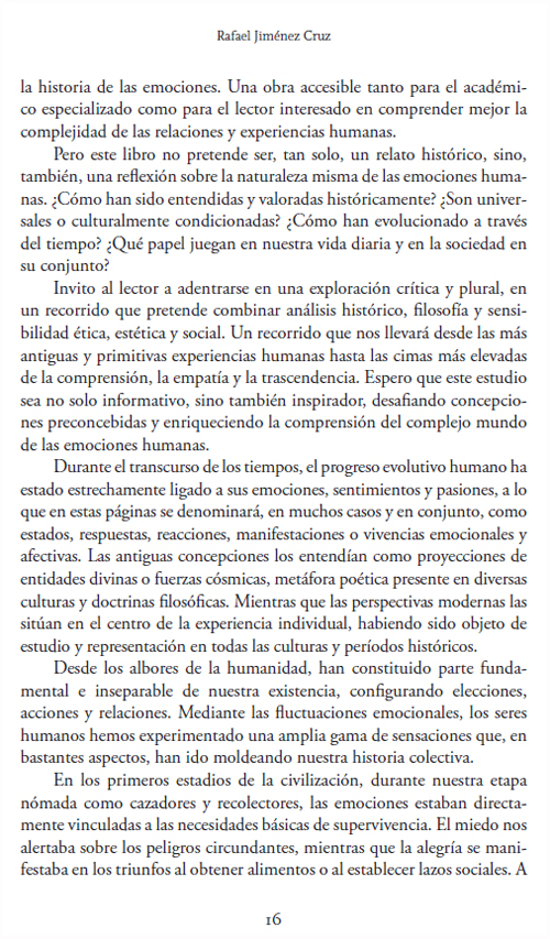 Página 16: Evolución de los sentimientos