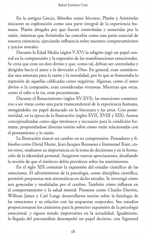 Página 18: Las emociones en la vida cotidiana